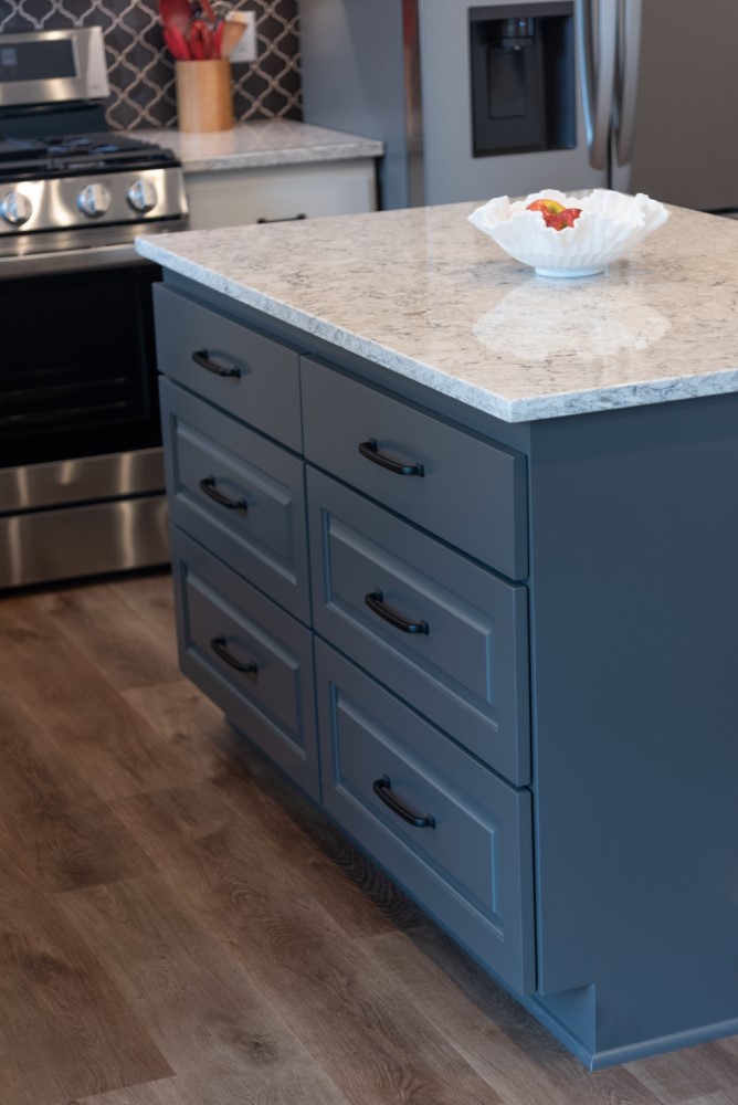 New countertop and cabinet space in Jackson, WI